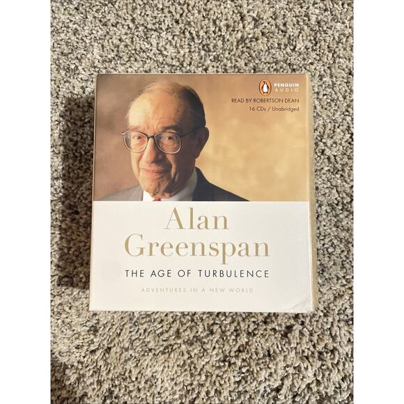 Age of Turbulence : Adventures in a New World by Alan Greenspan Audiobook 2007 - Picture 1 of 8